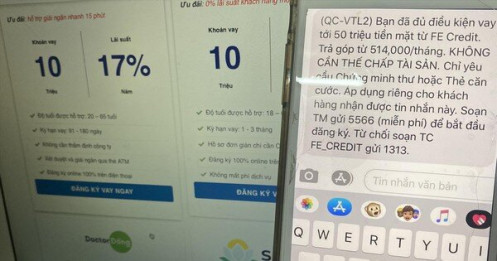 Tín dụng đen và công ty tài chính rởm lại tung hoành