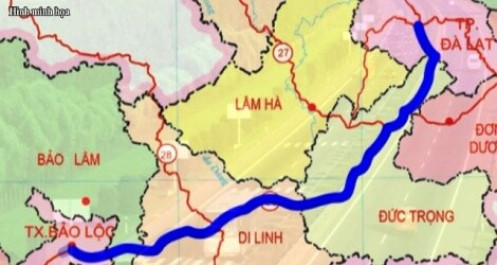 Lâm Đồng đề xuất Trung ương hỗ trợ 2.500 tỷ đồng xây cao tốc Bảo Lộc - Liên Khương