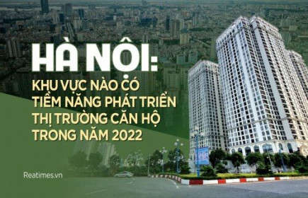 Hà Nội: Khu vực nào có tiềm năng phát triển thị trường căn hộ năm 2022?