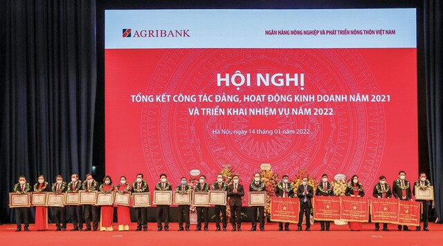 Năm 2021, lợi nhuận Agribank đạt 14,5 ngàn tỷ đồng