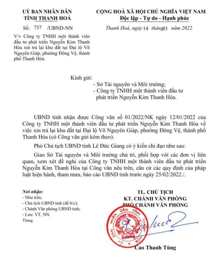 Thanh Hóa: Công ty Nguyễn Kim bỏ cuộc dự án, số phận “đất vàng” sẽ đi về đâu?