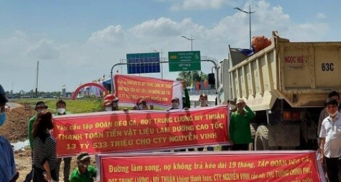 Tập đoàn Đèo Cả lên tiếng về công nợ của các nhà thầu tại cao tốc Trung Lương - Mỹ Thuận
