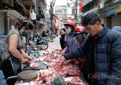 Tháng 1/2021, giá thịt lợn trên cả nước có xu hướng tăng trở lại