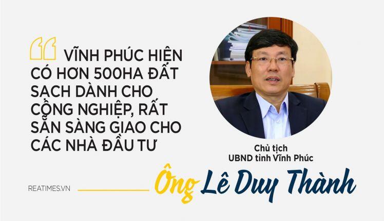 Cực hút FDI và bức tranh đầy triển vọng của thị trường bất động sản Vĩnh Phúc
