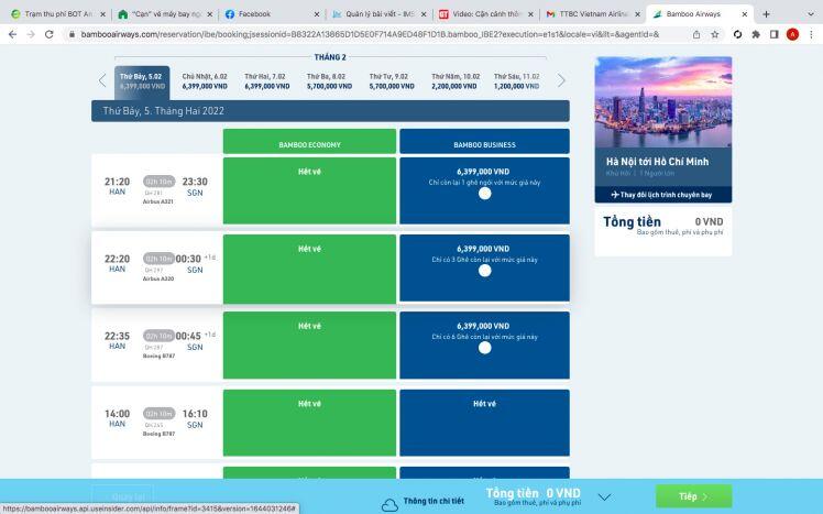 Nhu cầu tăng cao, "cháy" vé máy bay Tết 2022