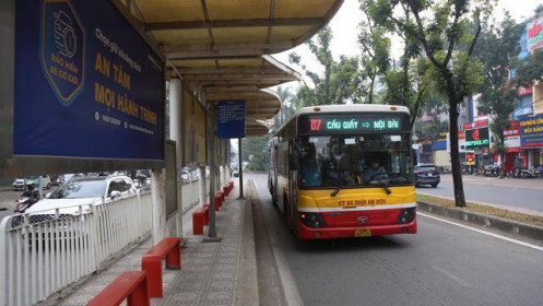 Xe buýt Hà Nội hoạt động 100% công suất từ ngày 8/2