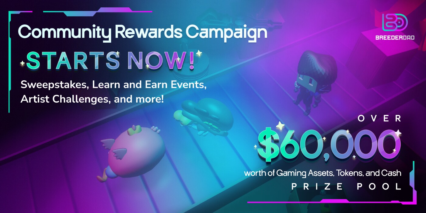BreederDAO (BREED) mở chiến dịch tri ân người dùng với pool thưởng hơn 60.000 USD