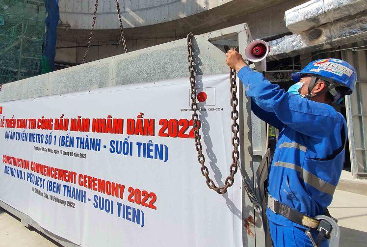 TP.HCM: Triển khai thi công dự án Metro số 1 dịp đầu năm 2022