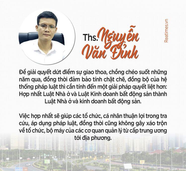 Có nên hợp nhất Luật Nhà ở và Luật Kinh doanh bất động sản?