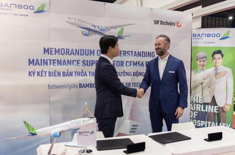 Bamboo Airways ký thỏa thuận động cơ trị giá 60 triệu USD với SR Technics, thảo luận mua Boeing 777X