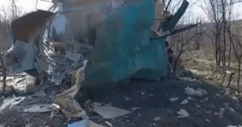 Trúng pháo từ Ukraine, chốt biên phòng Nga bị phá hủy