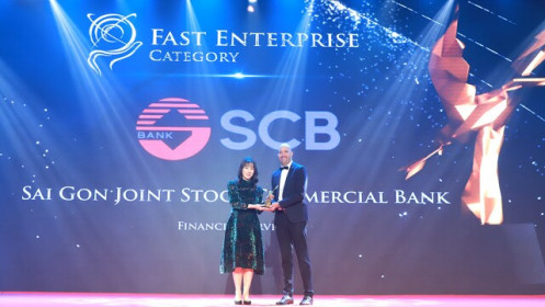 SCB nhận giải thưởng “Doanh nghiệp tăng trưởng nhanh” của Enterprise Asia