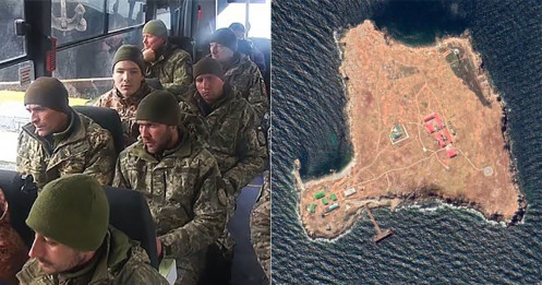Ukraine đính chính thông tin về 82 binh sĩ trên đảo bị Nga kiểm soát