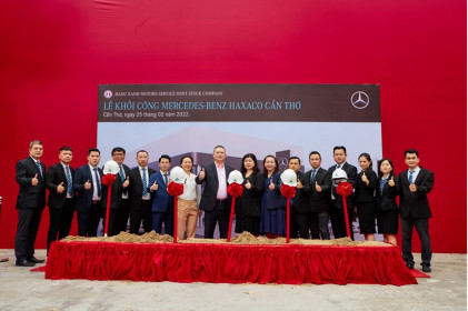 Haxaco (HAX) khởi công dự án Showroom Mercedes-Benz Haxaco Cần Thơ