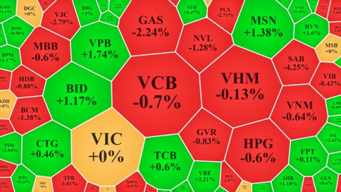 Trụ sập mạnh, VN-Index suýt mất điểm