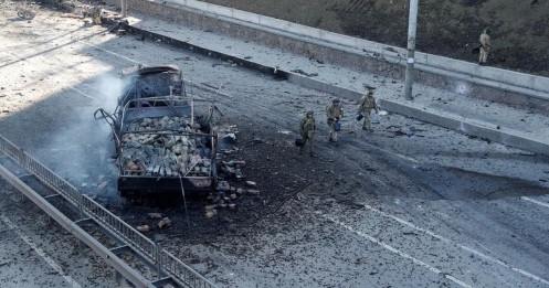 Ukraine công bố thương vong của quân đội Nga sau 10 ngày chiến sự