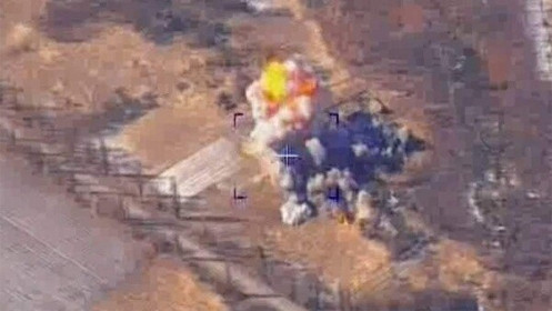 Bộ Quốc phòng Nga công bố video phá hủy cơ sở quân sự của Ukraine