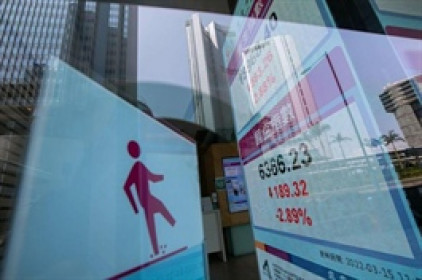 Chứng khoán Hồng Kông tăng gần 8% sau thông tin hỗ trợ từ Hội đồng Nhà nước Trung Quốc