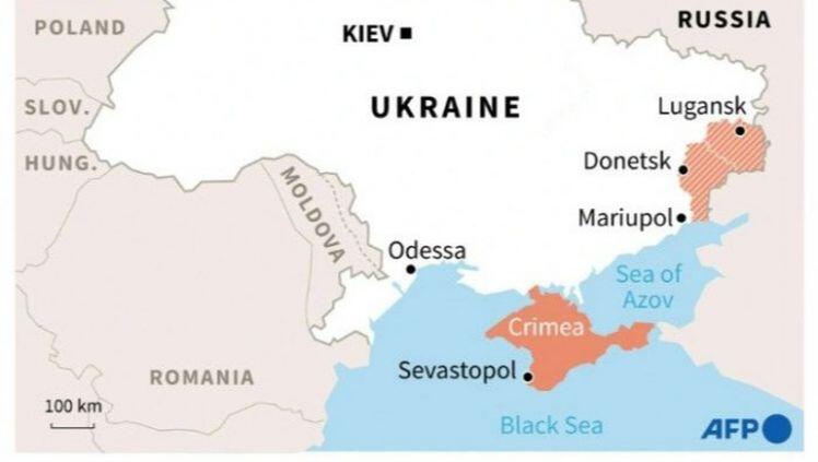 Ảnh vệ tinh hé lộ dàn chiến hạm Nga tiến gần thành phố chiến lược Ukraine