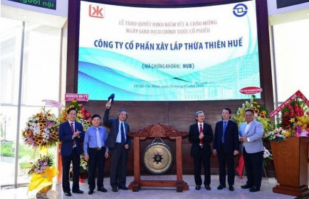 Xây lắp Thừa Thiên Huế (HUB): Hodeco (HDC) muốn mua 2,8 triệu cổ phiếu