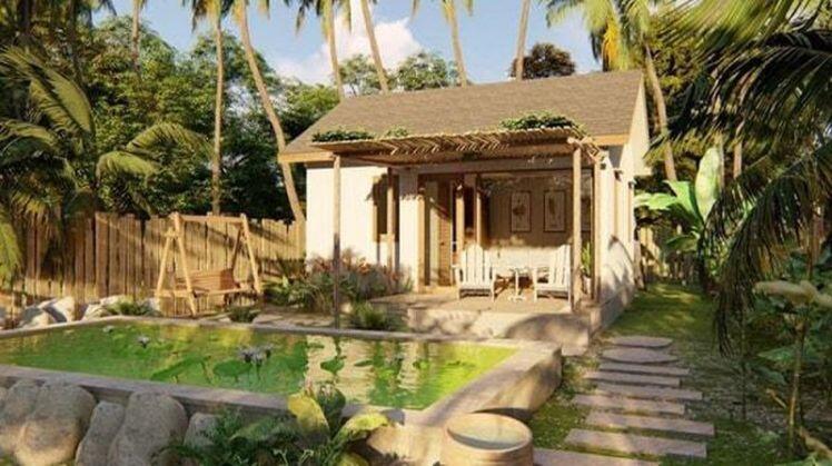 Nhà vườn nhỏ xinh, siêu tiết kiệm với thiết kế ấn tượng