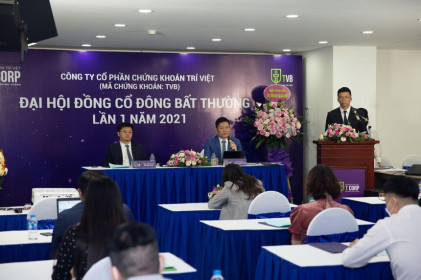 Chứng khoán Trí Việt (TVB) chi hơn 112 tỷ đồng tạm ứng cổ tức đợt 2/2021, tỷ lệ 10%