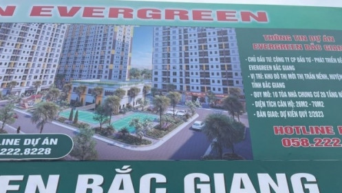 Công ty Everland bị phạt vi phạm kinh doanh bất động sản tại dự án EVERGREEN Bắc Giang