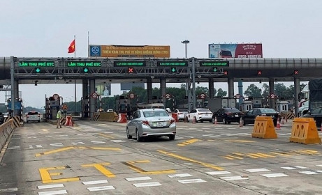 Lùi thời điểm chỉ thu phí tự động trên cao tốc Hà Nội - Hải Phòng đến đầu tháng 6