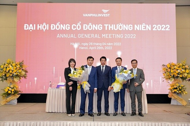 ĐHĐCĐ Văn Phú - Invest: Mục tiêu lãi sau thuế 2022 tăng 25%, trả cổ tức tỷ lệ 10%