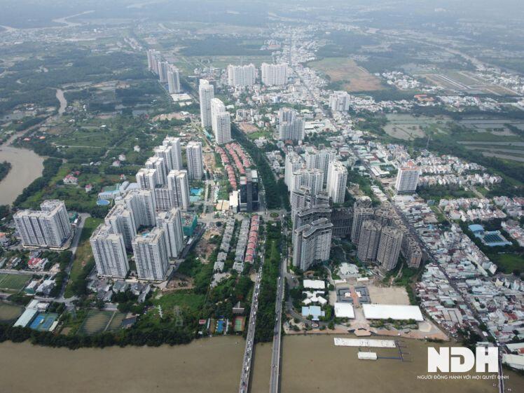 Điểm danh loạt chung cư 'mọc như nấm' dọc đường Nguyễn Hữu Thọ TP HCM