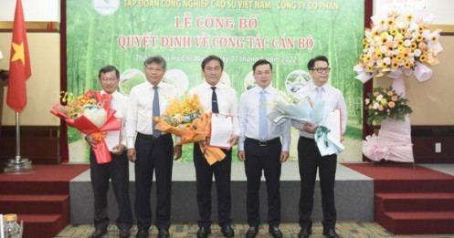 Tập đoàn công nghiệp cao su Việt Nam có 3 tân Phó Tổng giám đốc