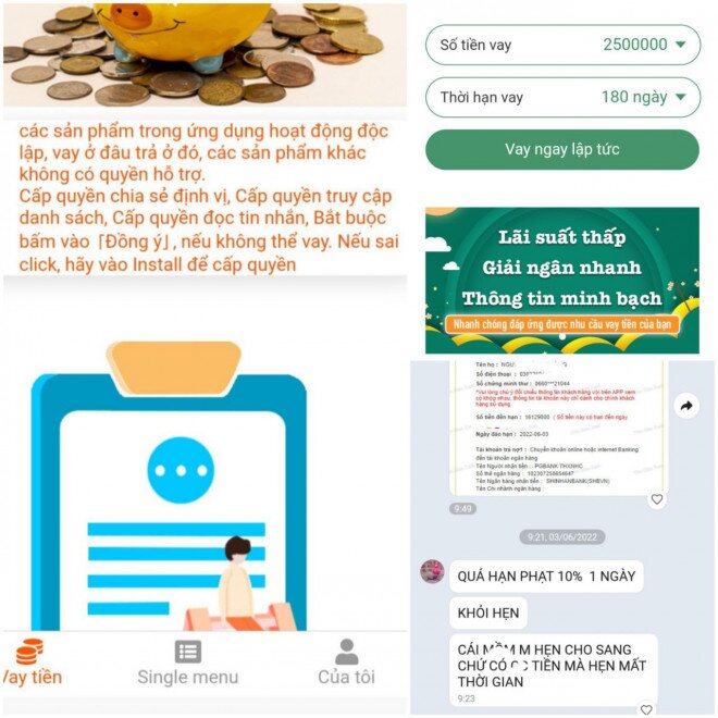 Vay 10 triệu qua app phải trả 15 triệu đồng sau 5 ngày