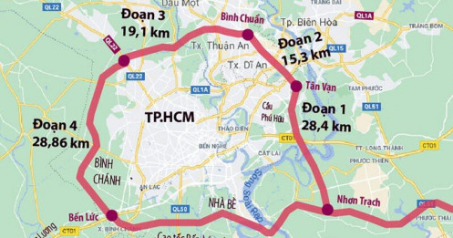 Dự kiến "rót" 161.000 tỷ đồng vào 2 dự án đường Vành đai vùng thủ đô Hà Nội và TP.HCM