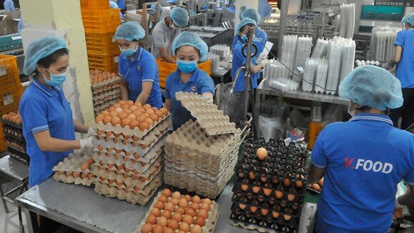 Giá trứng gà, vịt bình ổn chính thức tăng thêm 2.000 đồng/vỉ 10 quả