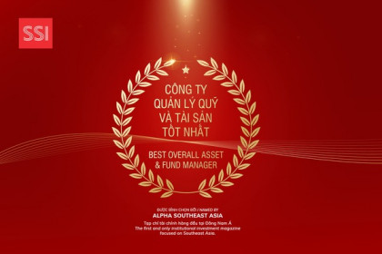SSIAM nhận giải thưởng 'Công ty quản lý quỹ và tài sản tốt nhất Việt Nam 2022'