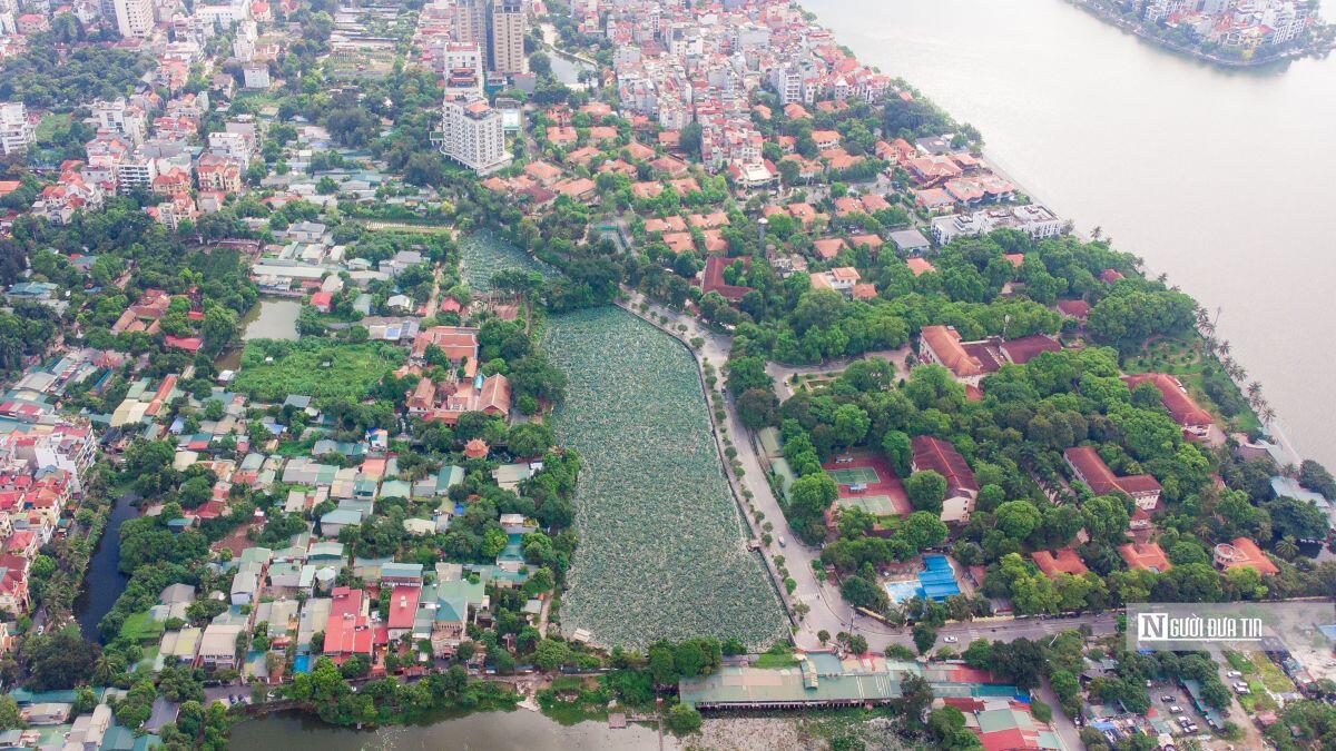 Toàn cảnh bán đảo Quảng An sắp xây nhà hát rộng 13.000m2 nổi trên hồ
