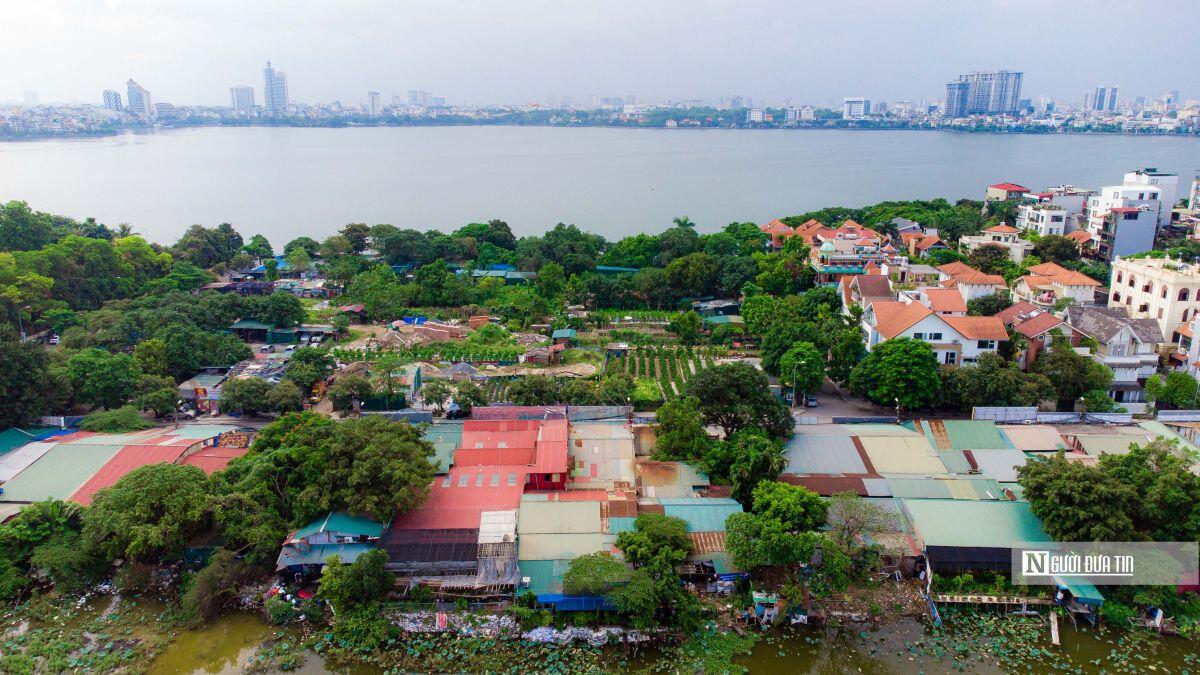 Toàn cảnh bán đảo Quảng An sắp xây nhà hát rộng 13.000m2 nổi trên hồ