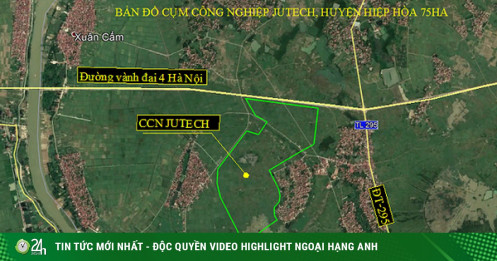 Chuyển 72 ha đất lúa giáp đường vành đai 4 Hà Nội làm cụm công nghiệp hơn 700 tỷ đồng