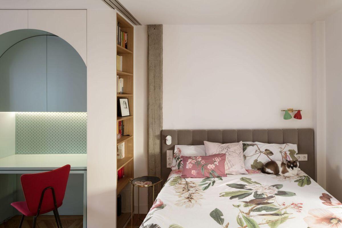 Thiết kế không gian tiện nghi trong căn hộ một phòng ngủ 75 m2