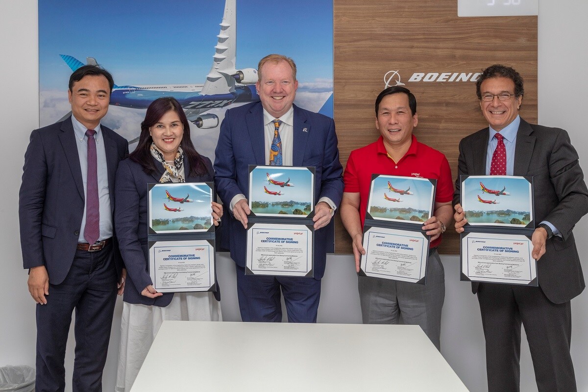 Vietjet và Boeing ký kết giao hàng 200 máy bay trong chiến lược toàn cầu của Vietjet