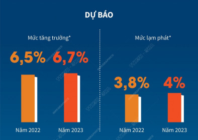 [INFOGRAPHIC]  ADB giữ nguyên dự báo tăng trưởng kinh tế của Việt Nam