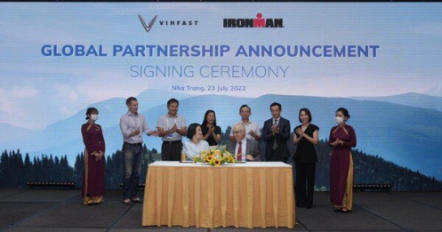 Vinfast và Ironman công bố hợp tác toàn cầu