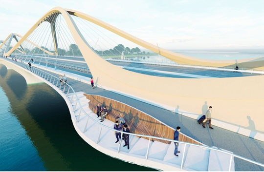 Hà Nội: Chốt phương án thiết kế xây cầu Trần Hưng Đạo bắc qua sông Hồng