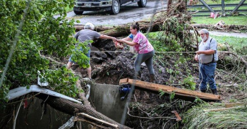Mỹ: Mưa lớn gây 'đại hồng thủy' ở Kentucky, 16 người thiệt mạng