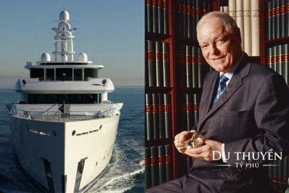 Siêu du thuyền 90 triệu USD được ví như 'dinh thự nổi' của ông chủ hãng đồng hồ xa xỉ nhất thế giới