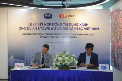 HSBC cấp tín dụng xanh 900 tỷ đồng cho dự án bất động sản của Tập đoàn REE