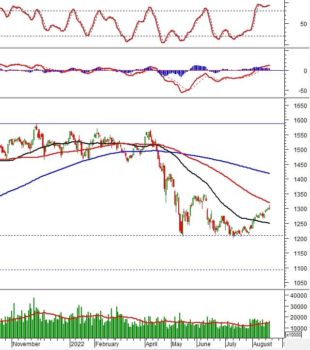 Chứng khoán phái sinh Ngày 19/08/2022: Áp lực bán lớn dần