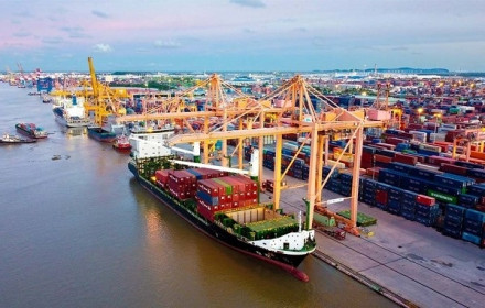 Sản lượng vận tải biển qua cảng Hải Phòng giảm trong tháng 7