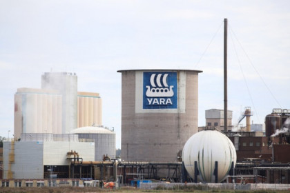 Giá khí đốt ở châu Âu lập kỷ lục, tập đoàn của Na Uy giảm sản xuất nguyên liệu phân bón amoniac