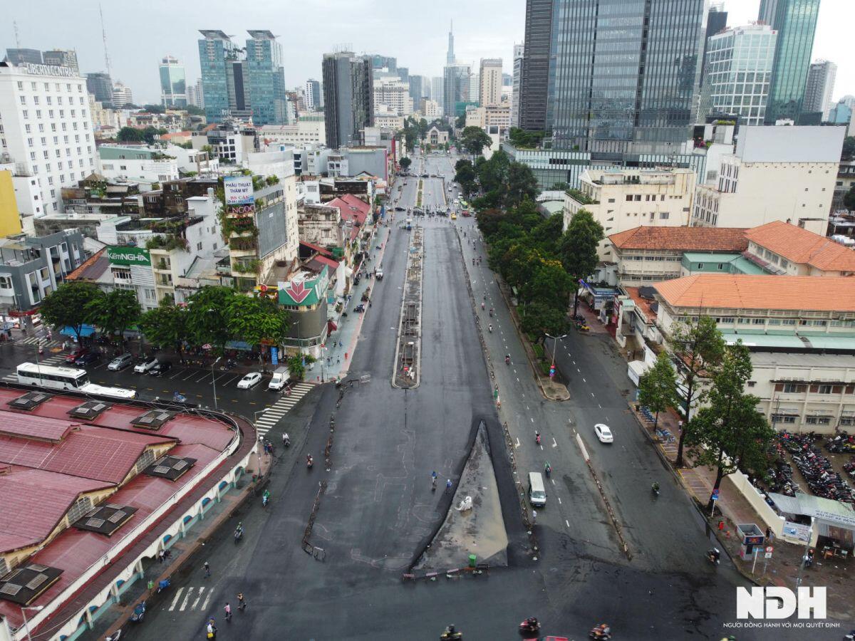 Tuyến metro số 1 TP HCM: Trả toàn bộ mặt bằng đường Lê Lợi trước 2/9, giá thuê mặt tiền kinh doanh đến trăm triệu đồng/tháng